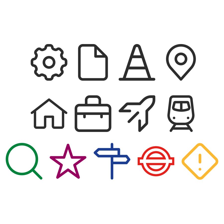 TFL Go app icons